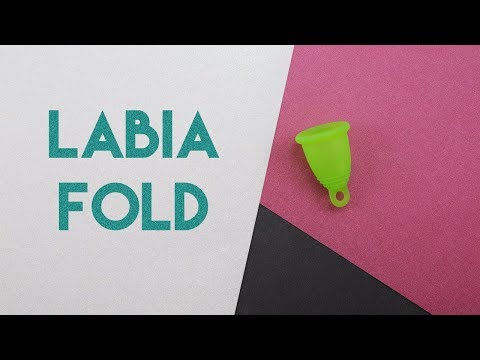 Labia Menstrual Cup Fold