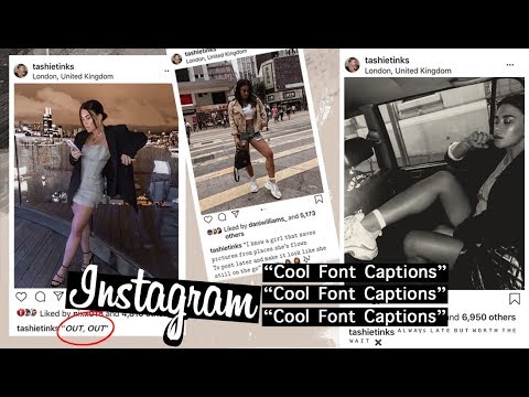 Insta Hack! How to change Instagram caption fonts!!! NO APP NEEDED!