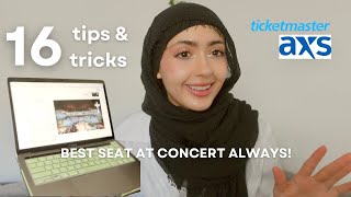 ultimate GUIDE on how to SUCCESSFULLY buy tickets on TICKETMASTER & AXS (presale, floor, tips/hacks)
