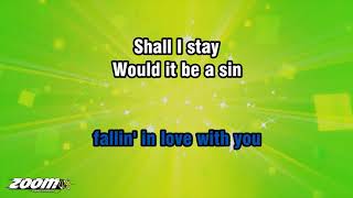 UB40 - I Can&#39;t Help Falling In Love With You - Karaoke Version from Zoom Karaoke