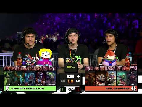 Evil Geniuses VS Shopify Rebellion [Game 1] - Juego de Eliminación - Lima Major - Pakazs vs RTZ