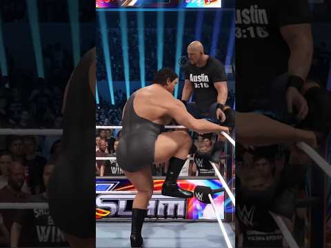 How to Break the RING in WWE 2K24  | Andre the Giant vs Stone Cold #wwe2k24 #wwe