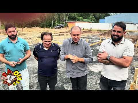 PREFEITO FELIPE MOSTRA O INÍCIO DA OBRA DA UBS NA VILA DOA CAROLINOS