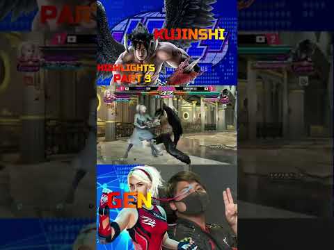 ICFC TEKKEN7 GEN(lidia) vs KUJINSHI(devil jin) SHV  part 3 😃 !!!!!