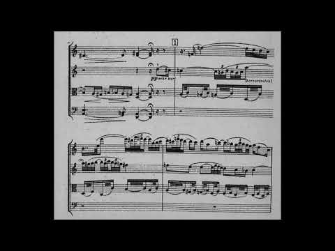 Ernst Toch - String Quartet No. 10, Op. 28 (1920) [Score-Video]