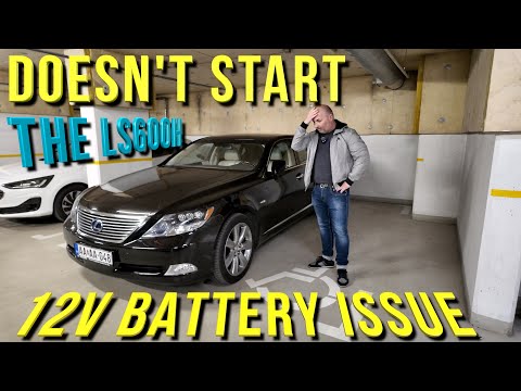 Lexus LS600h doesnt start - 12V battery issue