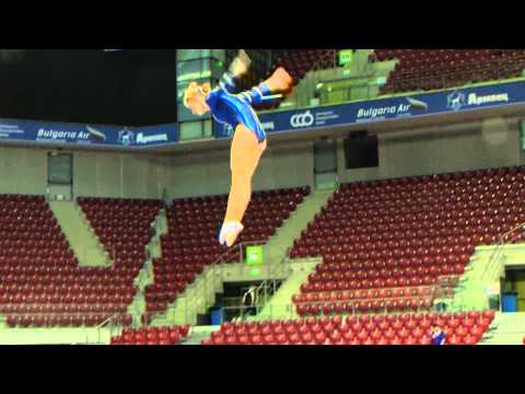 Nataliia MOSKVINA (UKR) -- 2013 Trampoline Worlds, Qualifications
