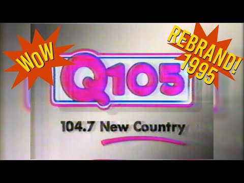📻 WRBQ Tampa Becomes Q105 “New Country” | David Manning Announcement (1995) #WRBQ #RetroRadio