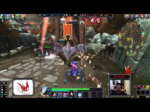 Smite Ita - Conquest DennyX & xR4y - Arachne Solo Lane