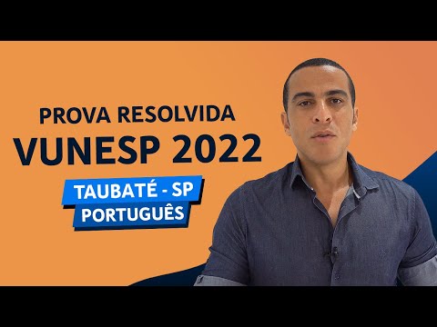 VUNESP 2022 Exam - Portuguese (Elementary Level)