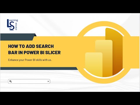 How to add Search Bar in Power BI Slicer | Enable search functionality to Power BI Slicer |