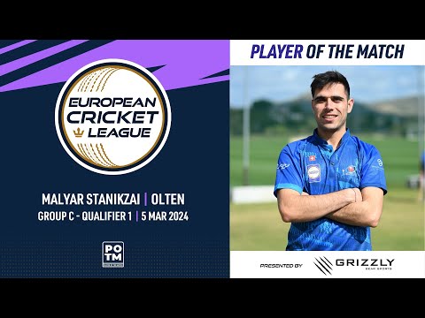 POTM:M.Stanikzai-GAM vs OLT|Group C, Qualifier 1|European Cricket League 2024|5 March 2024|ECL24.040