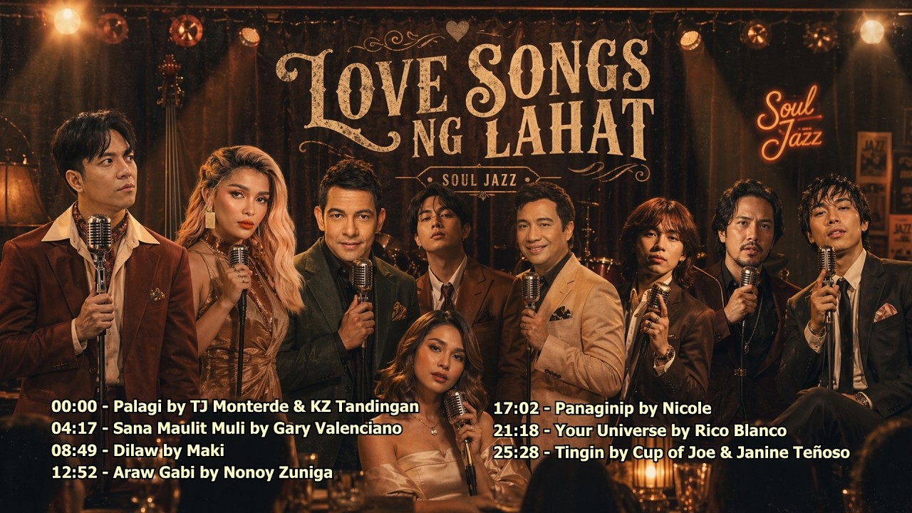 Pinaka Sikat na OPM Love Songs - Palagi, Uhaw, Tingin, Panaginip & More - OPM Soul Jazz C0vers