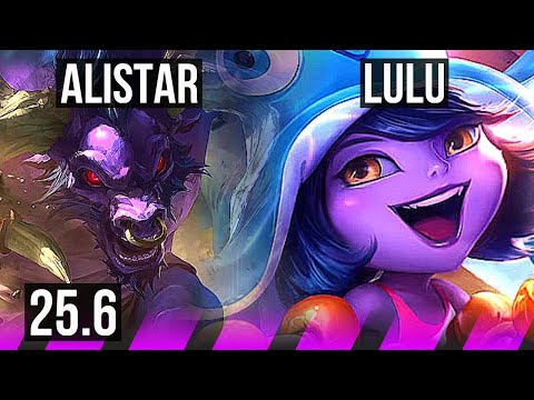 ALISTAR & Jhin vs LULU & Tristana (SUP) | EUW Challenger | 25.6