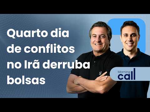 🔴 03/03/26 Quarto dia de conflitos no Irã derruba bolsas | Morning Call