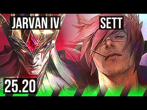 JARVAN IV vs SETT (JGL) | 7/2/16, Rank 7 J4 | NA Challenger | 25.20