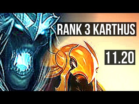 KARTHUS vs AZIR (MID) | Rank 3 Karthus, 1.7M mastery, 800+ games, Legendary | BR Challenger | v11.20