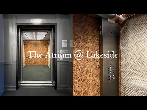 Original United States Circle Button Hydraulic Elevator - The Atrium @ Lakeside - Santa Clara, CA