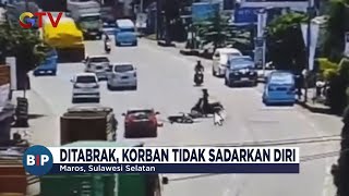 Download lagu Nekat Potong Jalur, Sepeda Motor Tabrak Pengendara Lain dari Arah Berlawanan - BIP 30/04 mp3