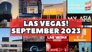 NEW Las Vegas SEPTEMBER 2023 NEWS! | Fontainebleau Crazy BIG Updates | Casino Royale to be CLOSED