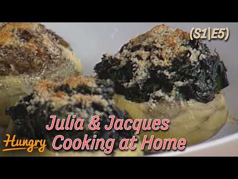 Vegetables - Artichokes, Bruised Peas, and Tomatoes | Julia & Jacques Cooking at Home (S1E5)