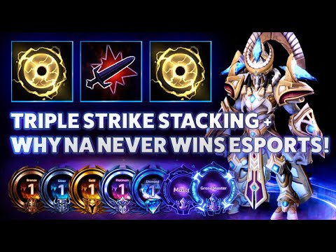 Artanis Blind - TRIPLE STRIKE STACKING + WHY NA NEVER WINS ESPORTS! - Bronze 2 Grandmaster S3 2022