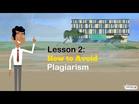 Academic Honesty Lesson 2  - How to Avoid Plagiarism