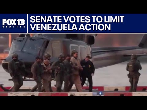 Senate advances war powers measure after Maduro capture ...