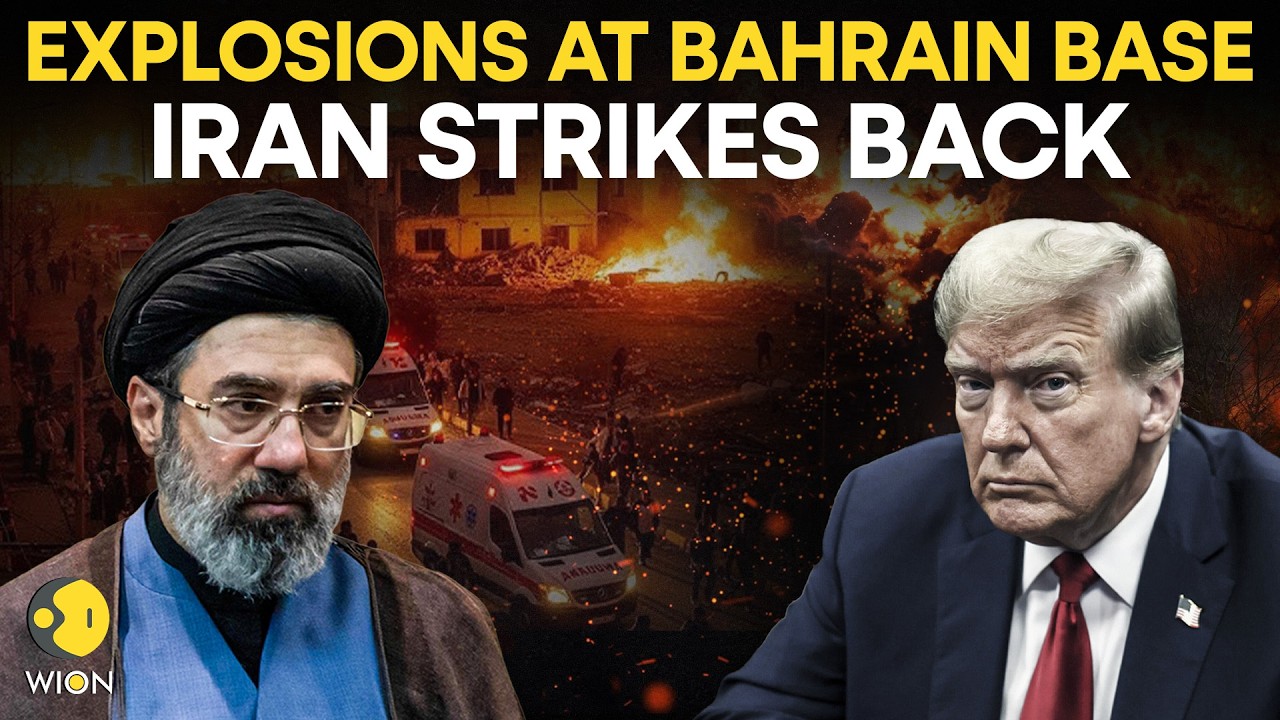 US-Iran War LIVE: Iran Guards Claim New Drone Strike On US BASE In Bahrain, Gulf On Edge | WION