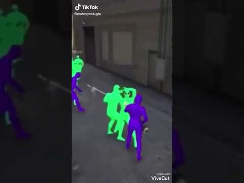 Green Alien Gang VS Purple Gang Funniest Compilation 👽