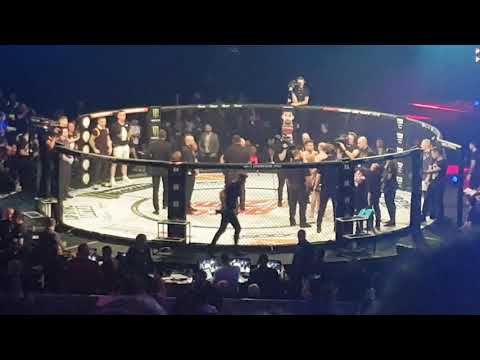 Bellator 217 James Gallagher Fight Ending and Celebrations