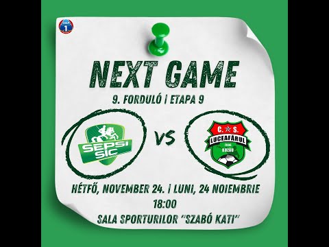 ACS SEPSI-SIC - CS Luceafărul Buzău / ⚽ Liga 1 Futsal / 9. forduló | etapa 9