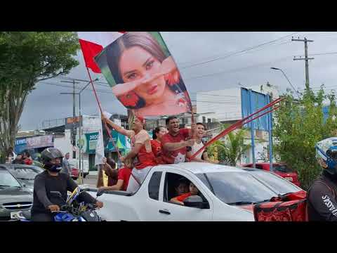 A chegada de Isabelle Nogueira em Manaus-Am (Parintins HD® Vídeos)