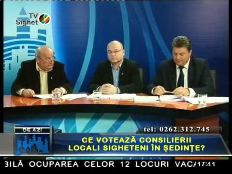 Sighetul de Azi 1 aprilie 2014 - Ce voteaza consilierii locali sigheteni in sedinte?
