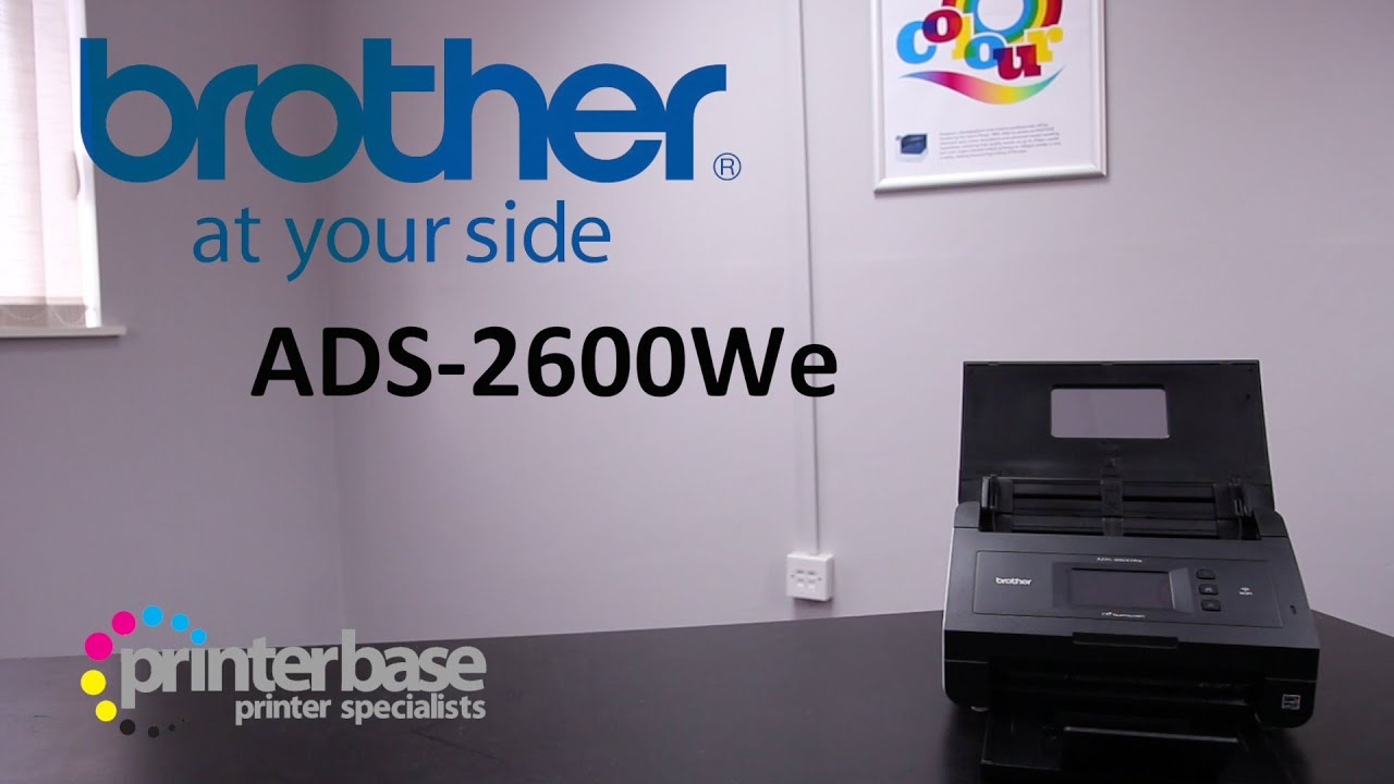 Настольный сканер Brother ADS-2600WE, беспроводной