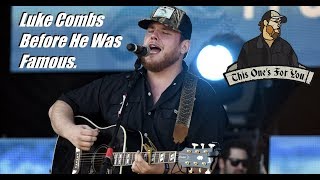 Luke Combs Before He Was Famous!