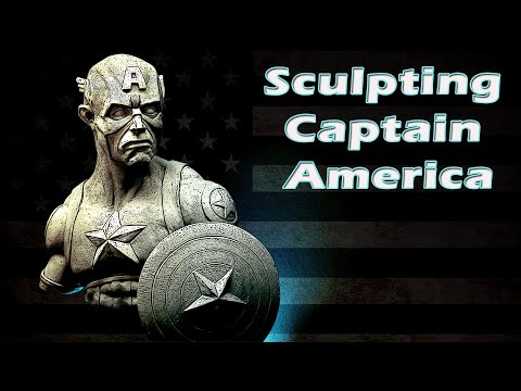The Art of Making your own Captain America Bust in Polymer Clay