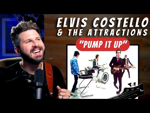 First Time Hearing ELVIS COSTELLO & THE ATTRACTIONS! Bass Teacher REACTS to "Pump It Up"