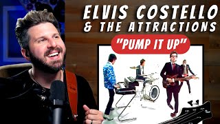 First Time Hearing ELVIS COSTELLO &amp; THE ATTRACTIONS! Bass Teacher REACTS to "Pump It Up"