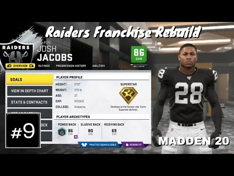 Oakland Raiders Franchise Rebuild :: S1 EP 9 (JACOBS SUPERSTAR REVEALED) | Madden 20