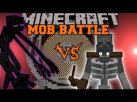 PopularMMOs - MUTANT ENDERMAN VS MUTANT SKELETON - Minecraft Mob Battles - Mutant Creatures Mod