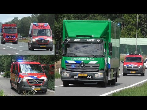 Brandweer met Spoed naar een Zeer Grote Brand GRIP 1 aan de Oostdijk in de Zuidoostbeemster