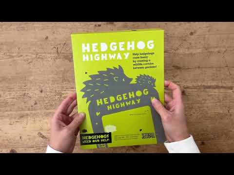 Hedgehog Highway by Seedball