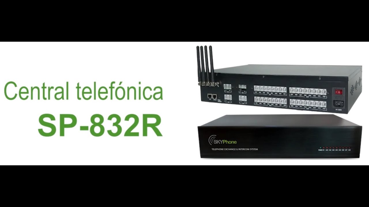 CENTRAL TELEFONICA SKYPHONE MODELO SP-832R