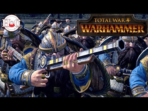 Dwarfs vs Wood Elves - Total War Warhammer Online Battle 200