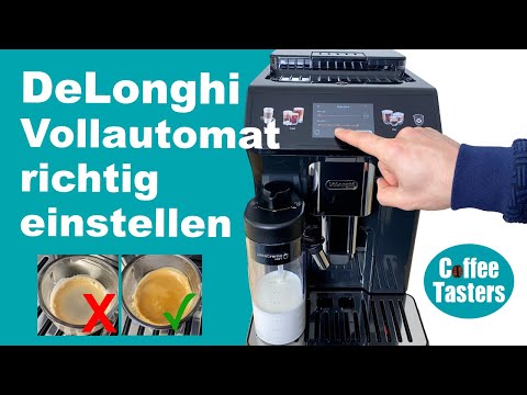 Setting up DeLonghi fully automatic coffee machines correctly (3 tips) ⭐ using the Eletta EXPLORE...