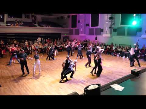 International Open Modern Jive Championships Dorking 13 July, 2019. Dance With a Star Round 1 Heat 2