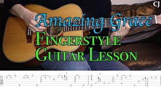 Amazing Grace - Tommy Emmanuel (With Tab) | Watch & Learn Fingerstyle Guitar Lesson