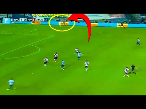 Fantasma aparece durante un partido en Argentina Racing 1 vs River Plate 0 2014