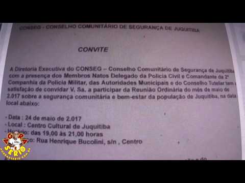 O bicho vai pegar nessa reunião .... reunião do Conselho de Segurança de Juquitiba, na próxima quarta-feira, 24/05/2017 Centro Cultural de Juquitiba